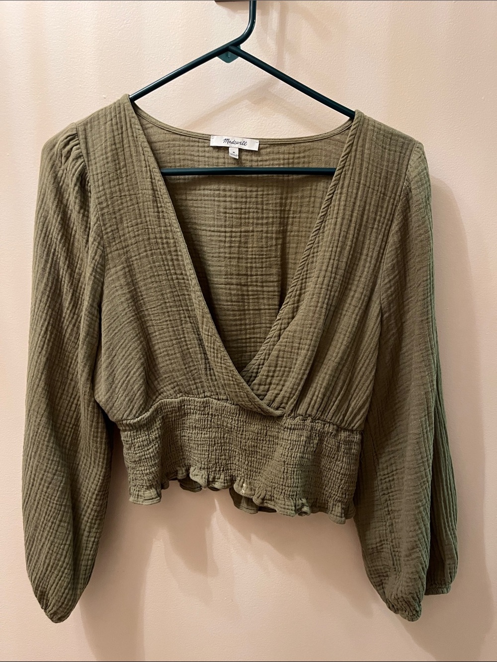 MadeWell long sleeve blouse